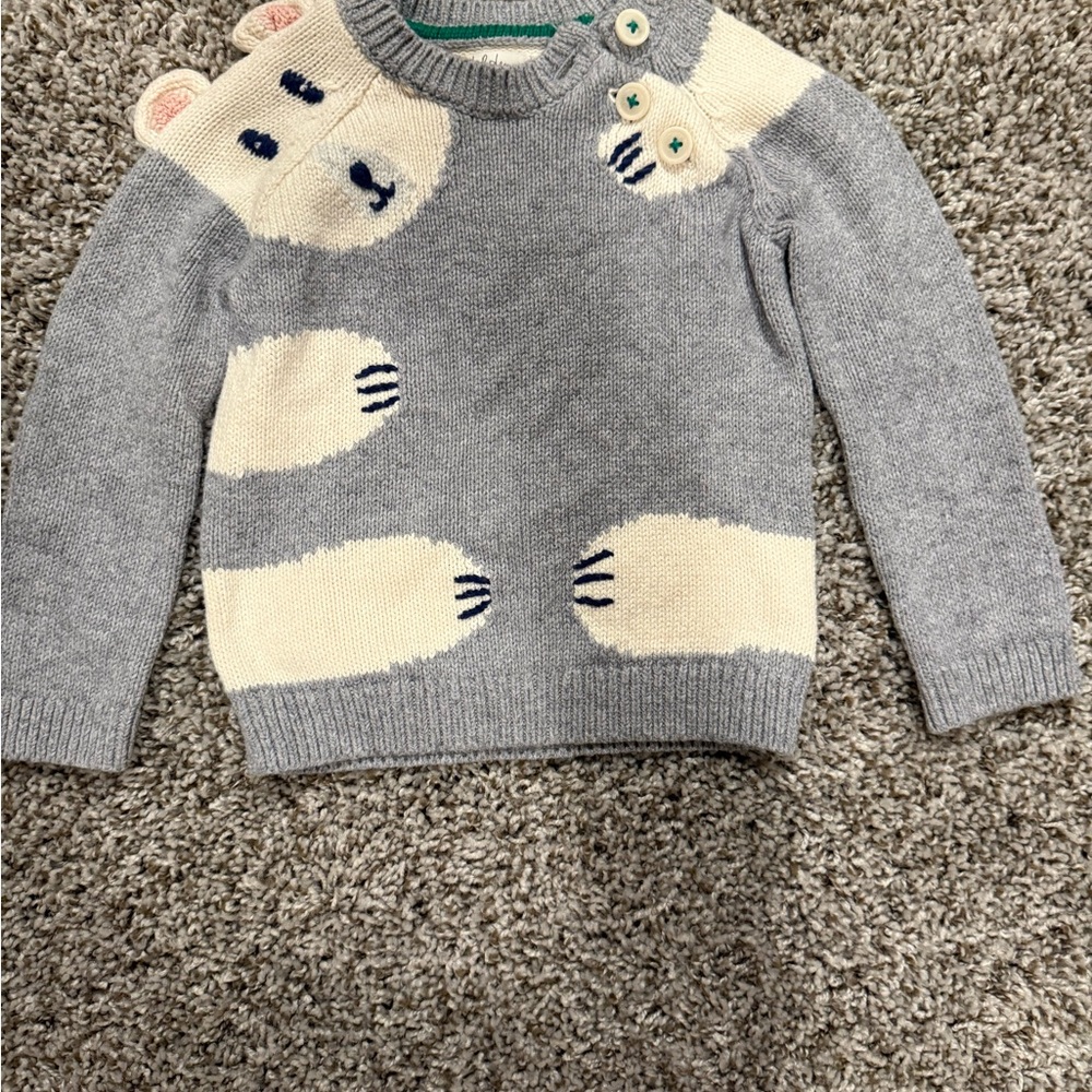Baby Boden Polar Bear Sweater